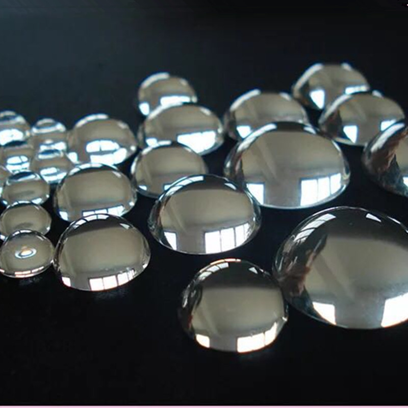 Paper Weight Crystal - 10mm-25mm Blank transparent Crystal hemisphere half