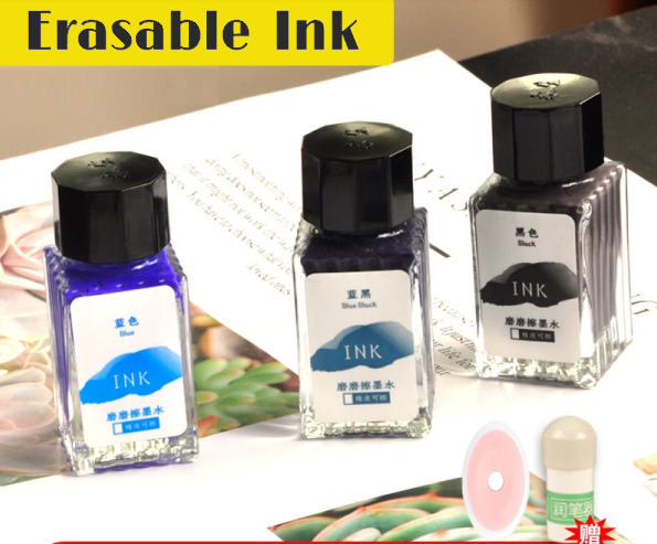 Fountain Pen Bottled Ink - Thermosensitive Erasable Ink 20ml/bottle Non Blocking