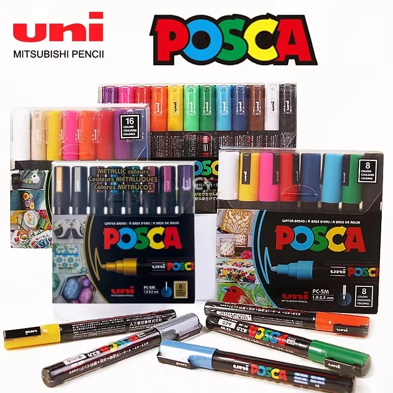 Correction Pen Fine - Uni Posca Art Marker Set 7/8/12/16