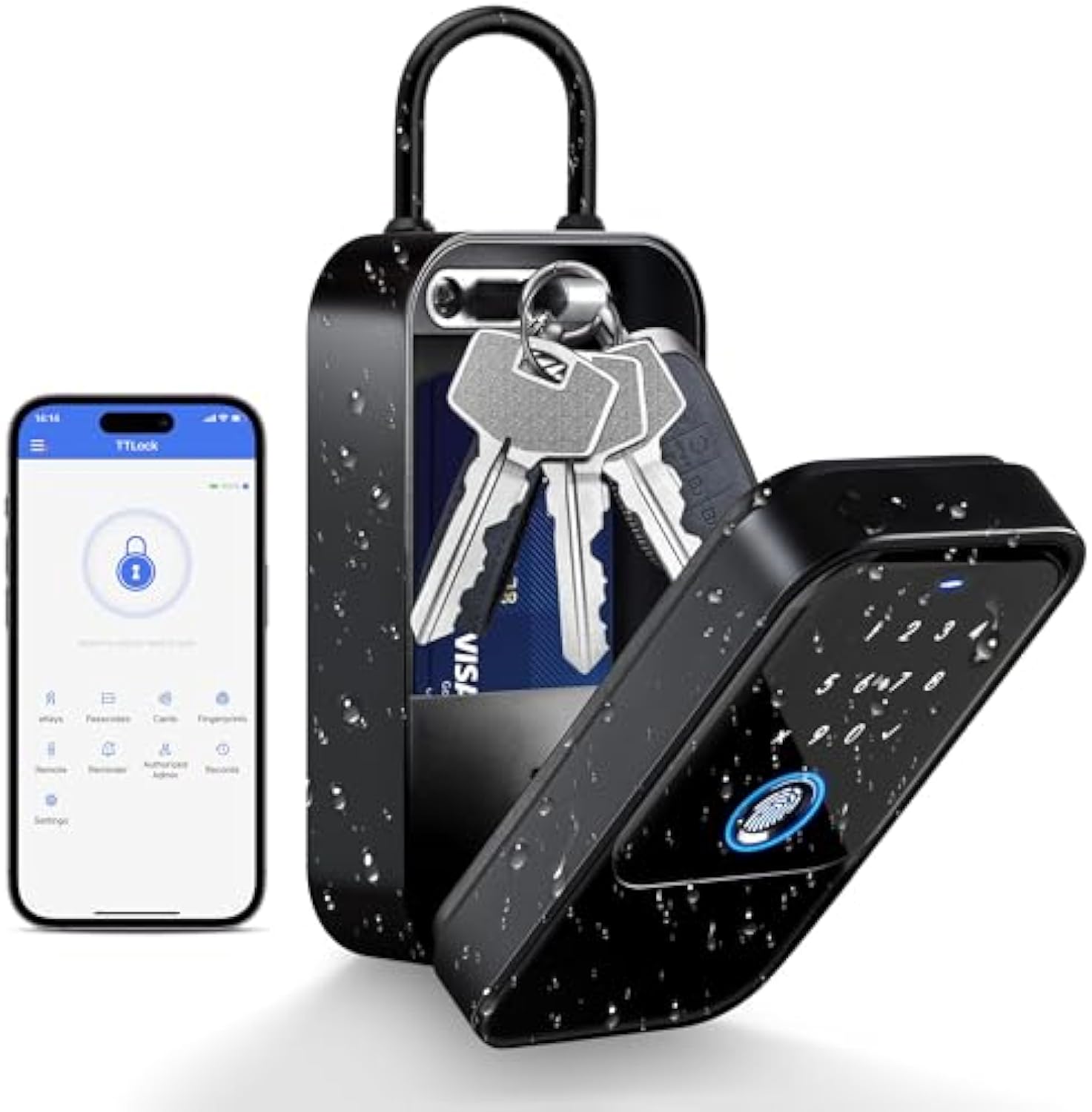 Card Index Box - TTlock Smartkey Lock Box Home Key