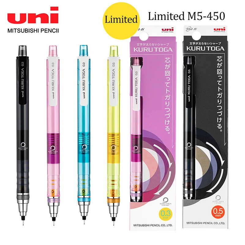 Mechanical Pencil 0.3 - 1pcs M5-450 Mechanical Pencil 0.3/0.5mm Transparent