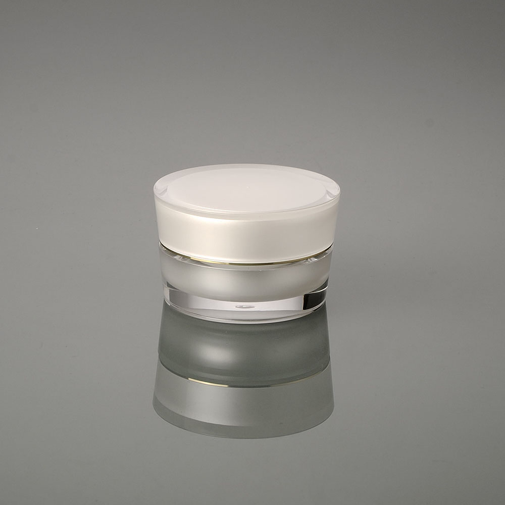 Gel Refill Pack - 15g pear white plastic acrylic cone-shape