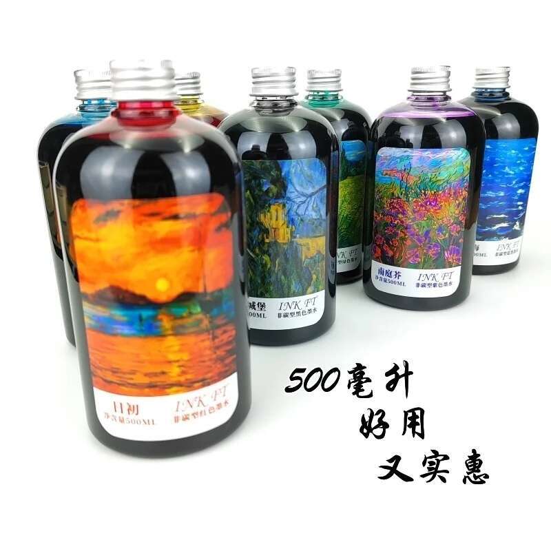 Fountain Pen Bottled Ink - Oramile 500ml Large Bottle No Carbon