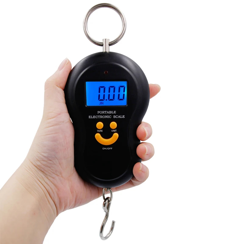 Tape Dispenser Weighted - 50kg 10g Digital Fishing Scale Hanging