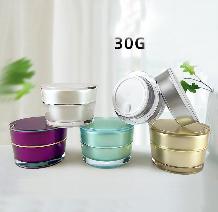 Gel Refill Pack - 30G acrylic plastic cone-shape cream jar