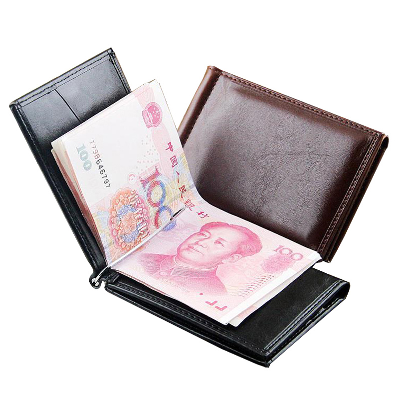 Index Card Holder - Hot Sale Fashion Men's Leather Money