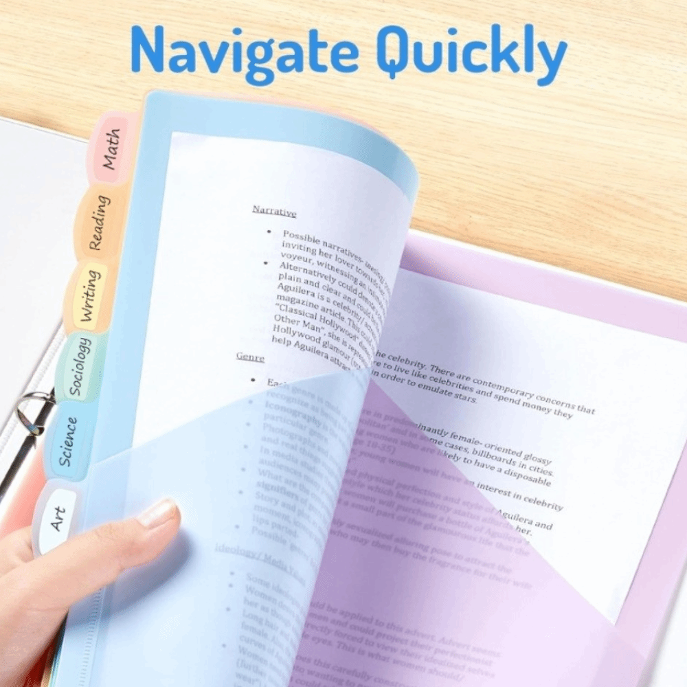 Clear Durable Binder Dividers  - Tab Divider A4 评论和价格