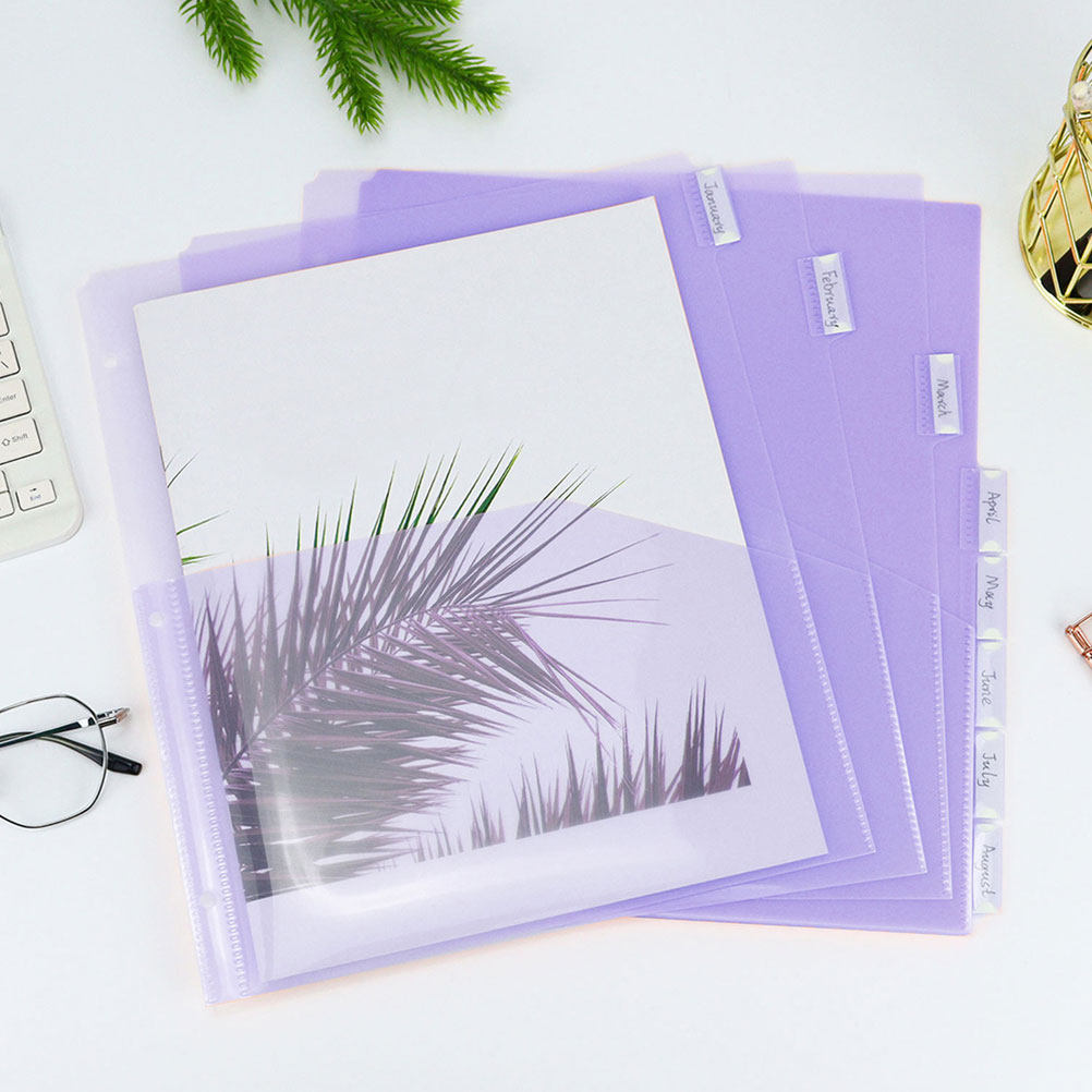 2Sets A4 PP Plastic Binder Div - Tab Divider A4 评论和价格