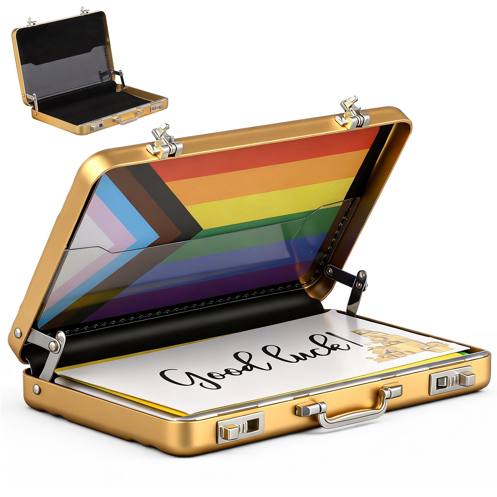 Business Cards Box Aluminium S - Card Index Box 评论和价格
