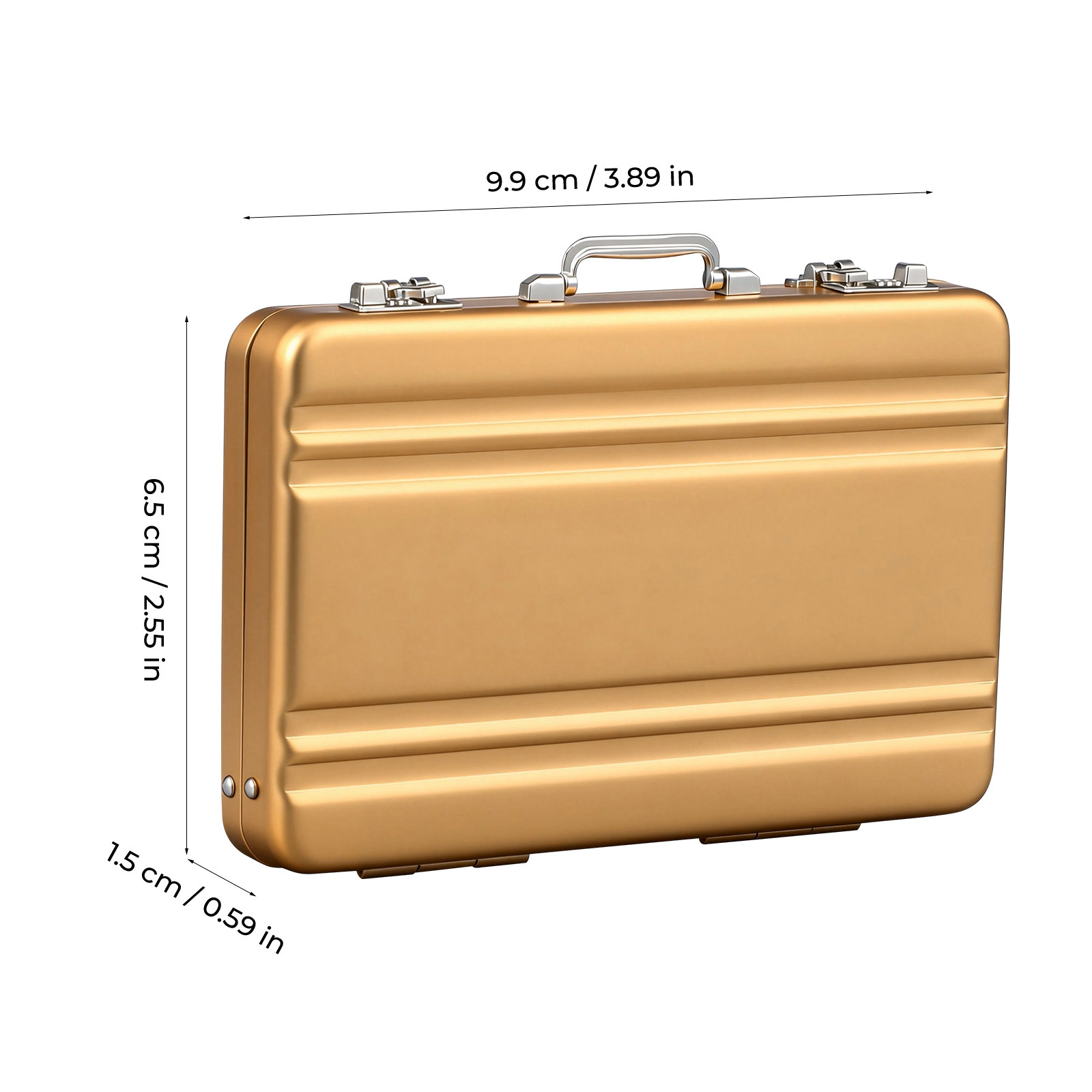 Business Cards Box Aluminium S - Card Index Box 评论和价格
