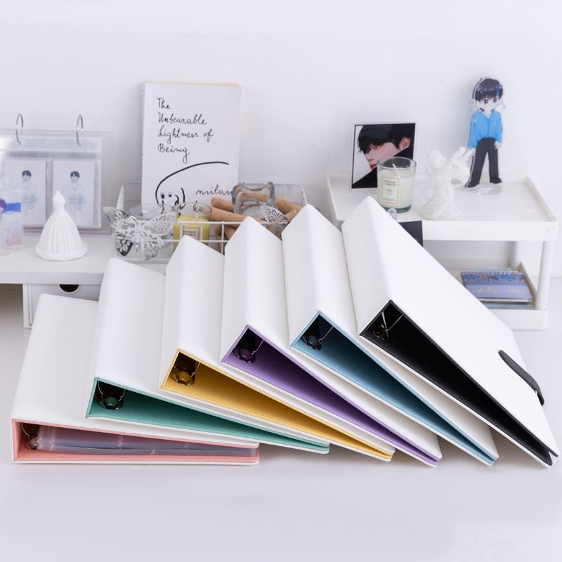 Color Blocking Binder A4 Loose - Binder A4 Lever 评论和价格