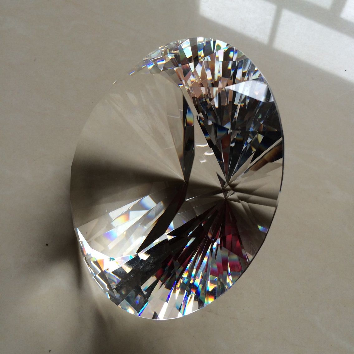 150mm Transparent Optical Crys - Paper Weight Crystal 评论和价格