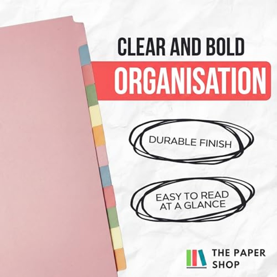 Binder Dividers with Tabs A4 1 - Tab Divider A4 评论和价格