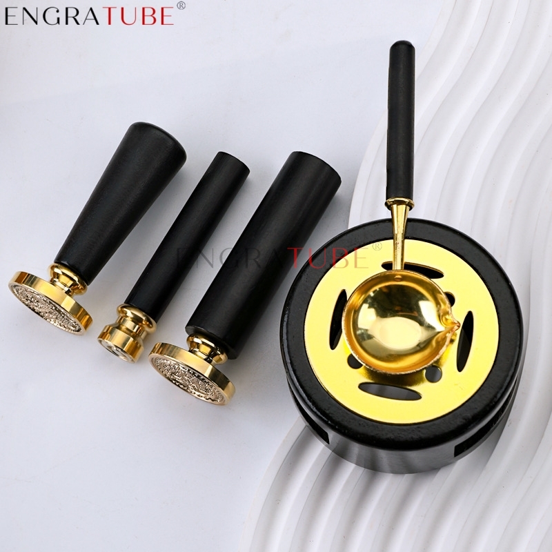 3pcs/set Wax Seal Stamp Set Bl - Wax Seal Stamp Set 评论和价格