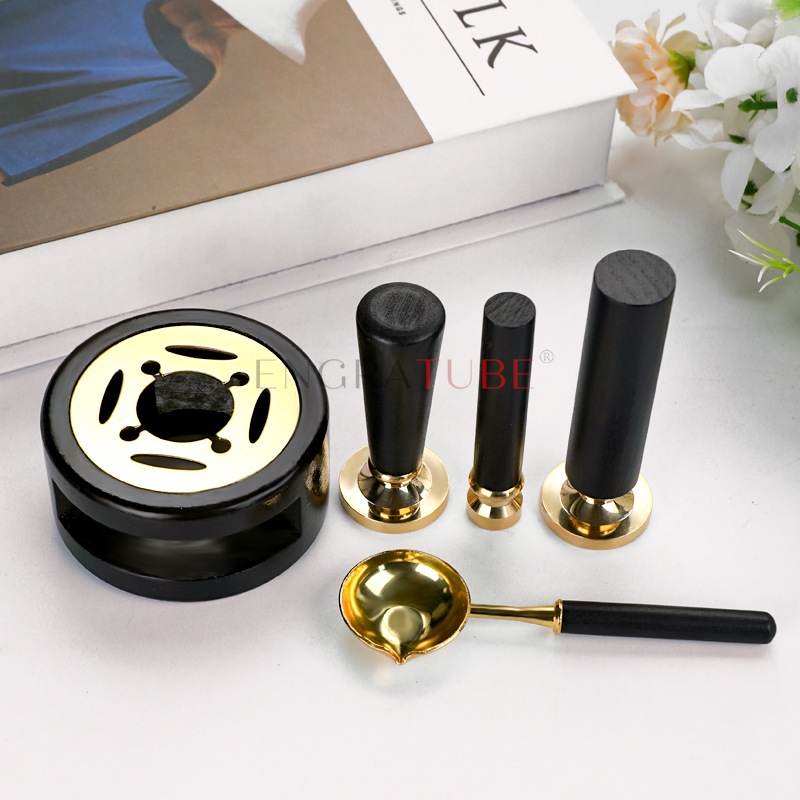3pcs/set Wax Seal Stamp Set Bl - Wax Seal Stamp Set 评论和价格