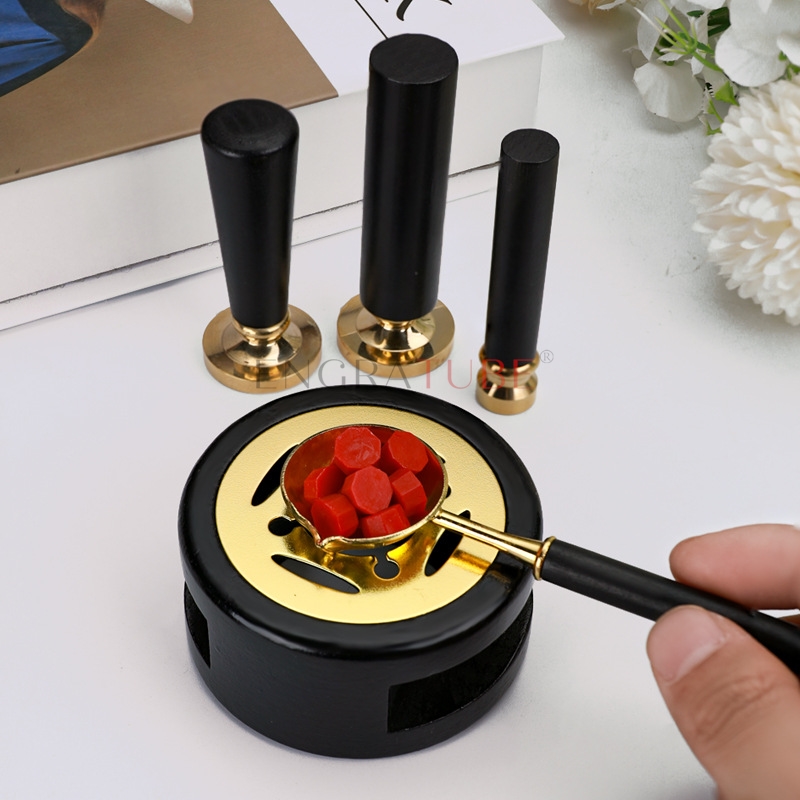 3pcs/set Wax Seal Stamp Set Bl - Wax Seal Stamp Set 评论和价格