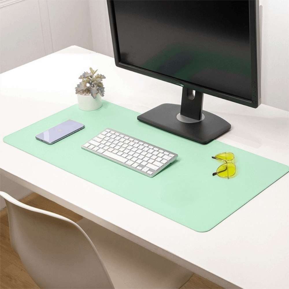 PU Leather Double Side Desk Ma - Leather Desk Pad 评论和价格