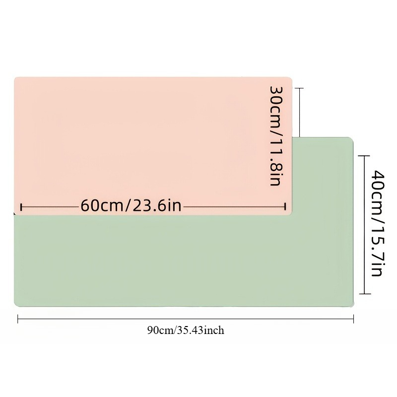 1PCS Large PU Leather Mouse Ma - Leather Desk Pad 评论和价格