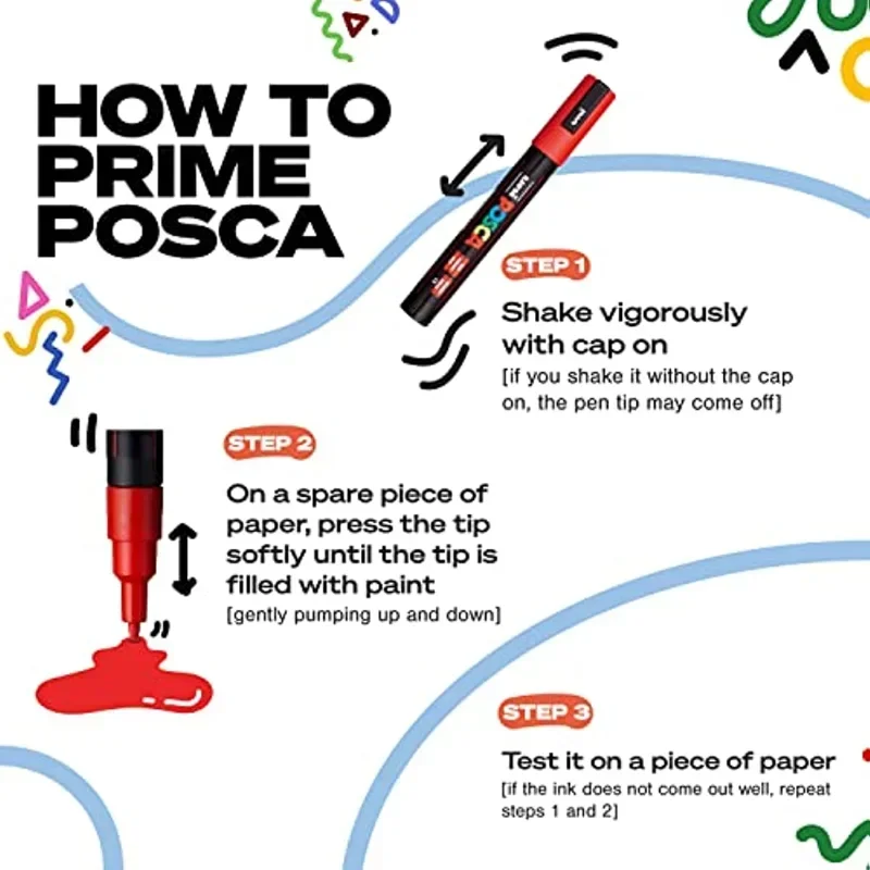 Uni Posca Art Marker Set 7/8/1 - Correction Pen Fine 评论和价格