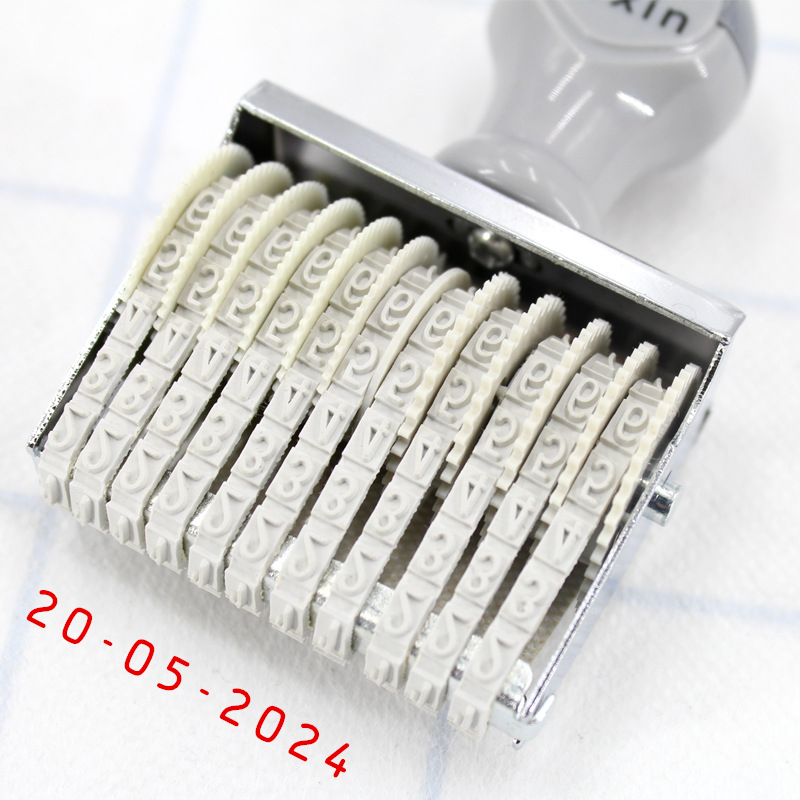 Portable 8/10 Digits Number St - Rubber Date Stamp 评论和价格