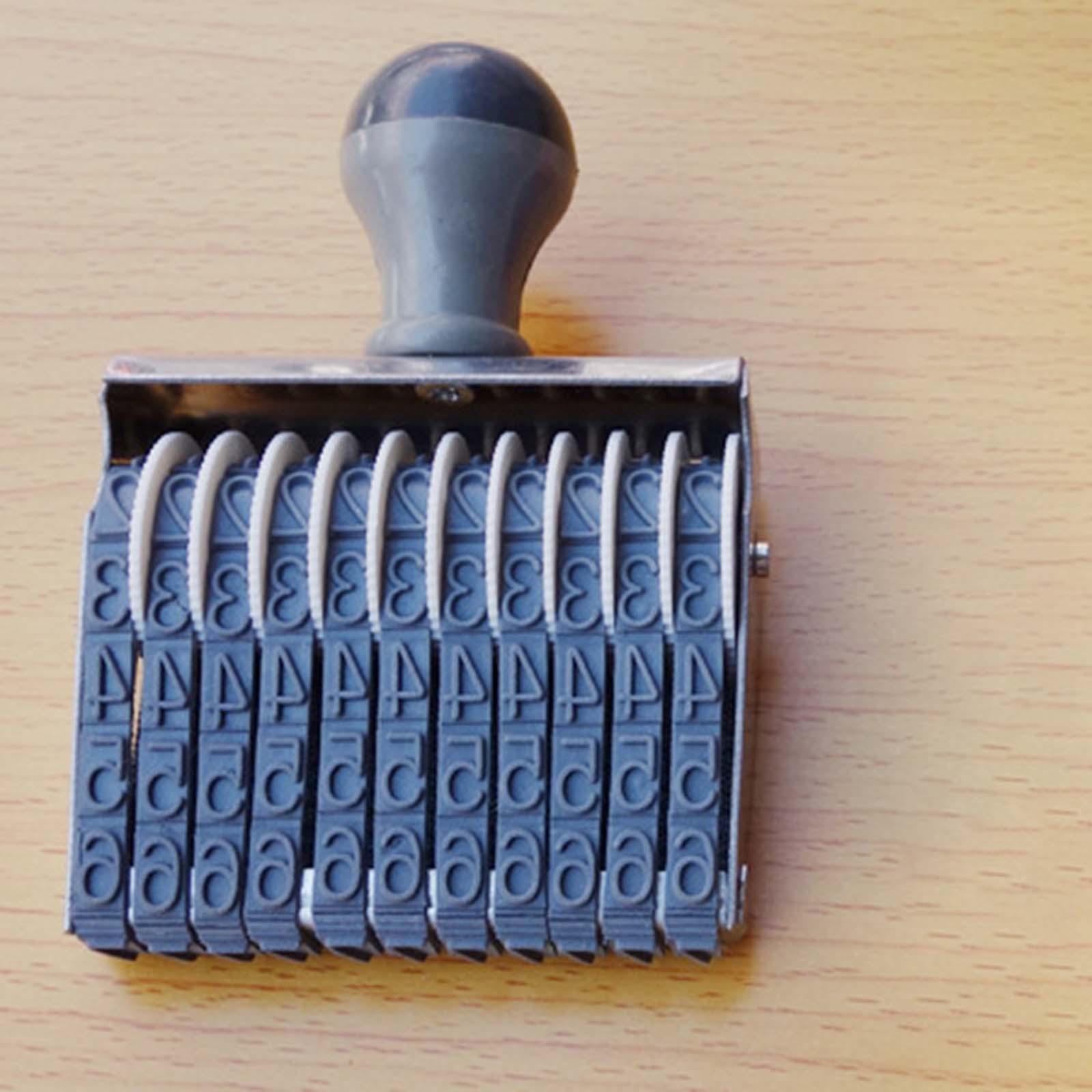 Rubber Number Stamp Roller Sta - Rubber Date Stamp 评论和价格