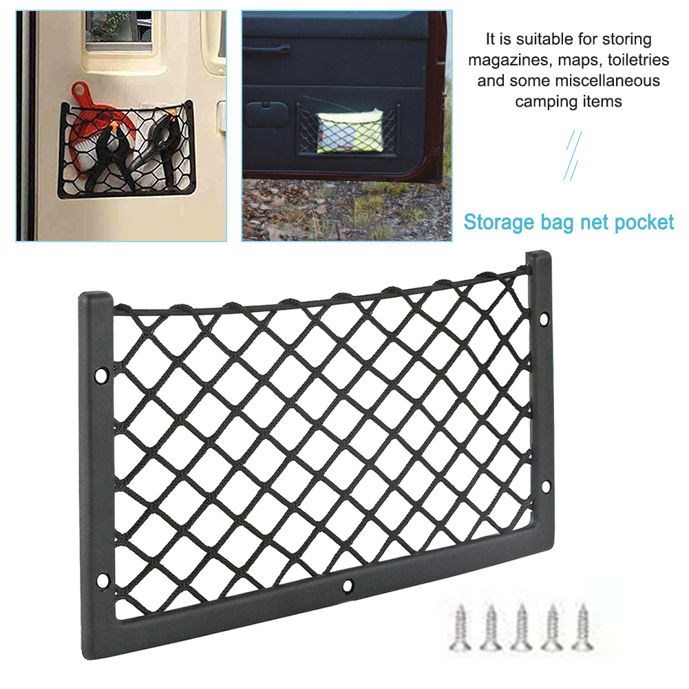 Car Seat Back Storage Net Elas - Magazine Holder Rack 评论和价格