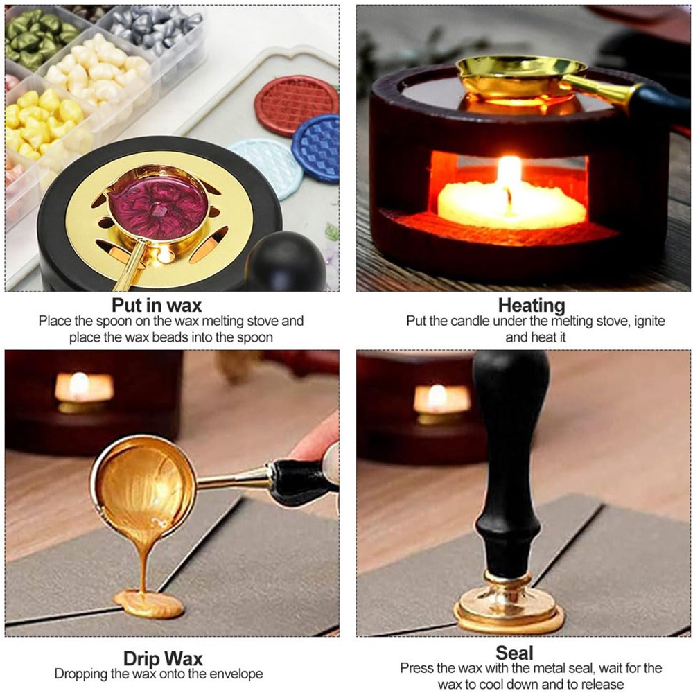 Personalized Wax Seal Stamp Ki - Wax Seal Stamp Set 评论和价格
