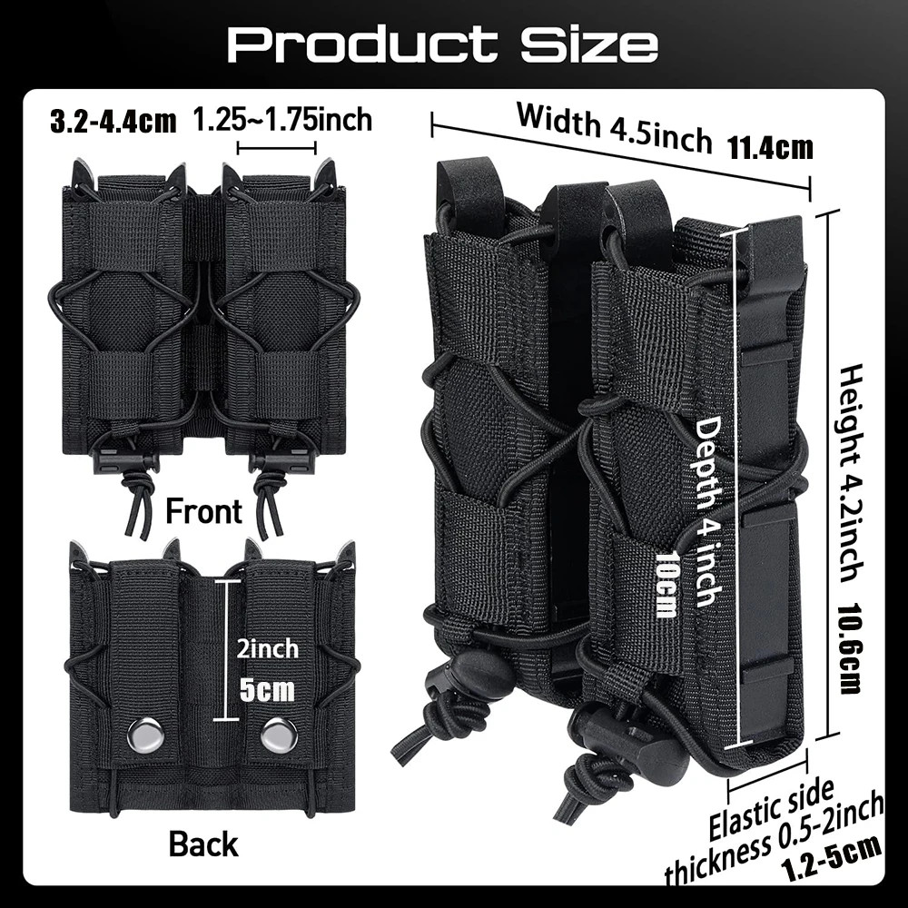 9mm Tactical Magazine Pouch Do - Magazine Holder Rack 评论和价格