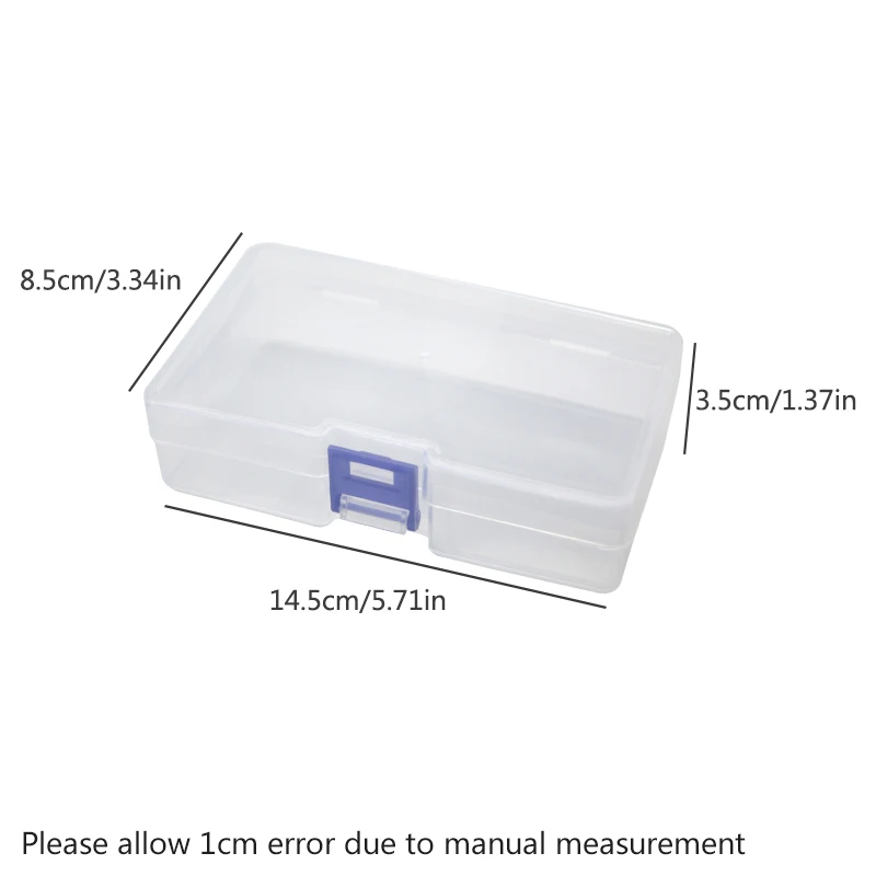 5 transparent plastic storage  - Card Index Box 评论和价格