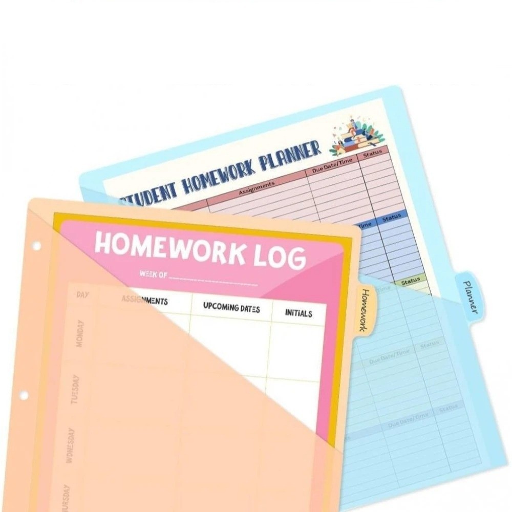 8 pcs Durable A4 Pastel Binder - Tab Divider A4 评论和价格