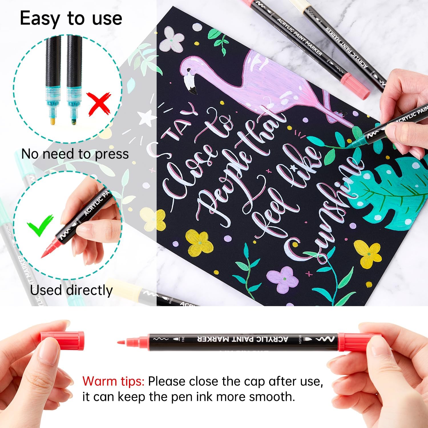 Shuttle Art 60 Colors Dual Tip - Correction Pen Fine 评论和价格