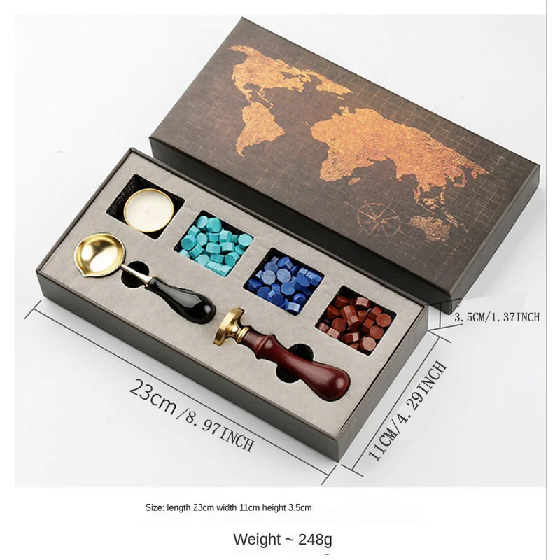 DIY Stamps Wax Seal Box Kit De - Wax Seal Stamp Set 评论和价格