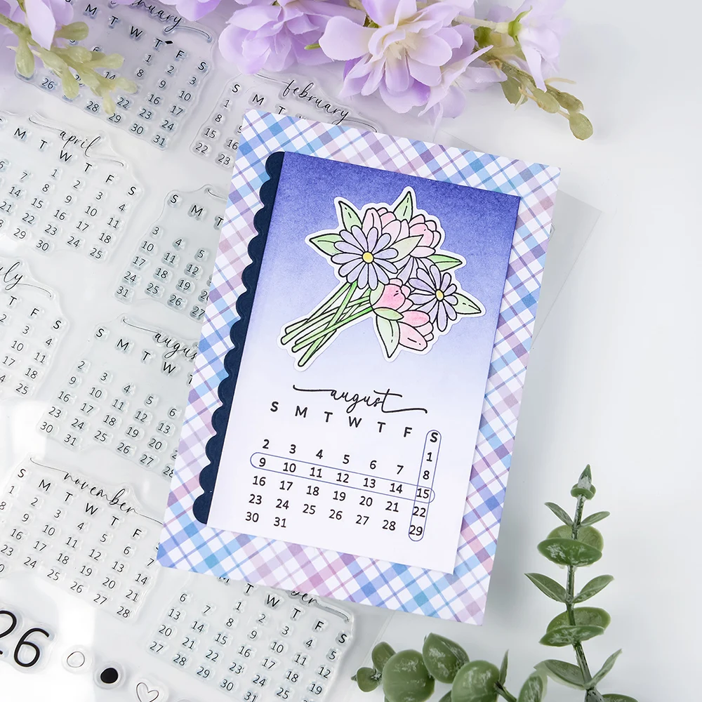 Calendar Date 2026 Clear Stamp - Rubber Date Stamp 评论和价格