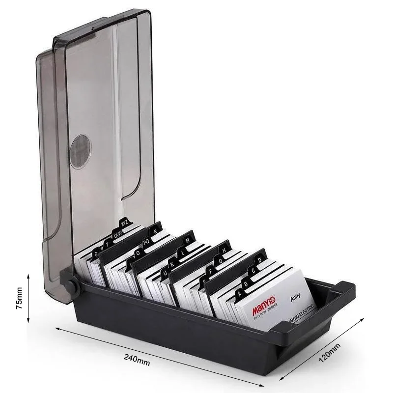 Business Card Holder, Plastic  - Card Index Box 评论和价格