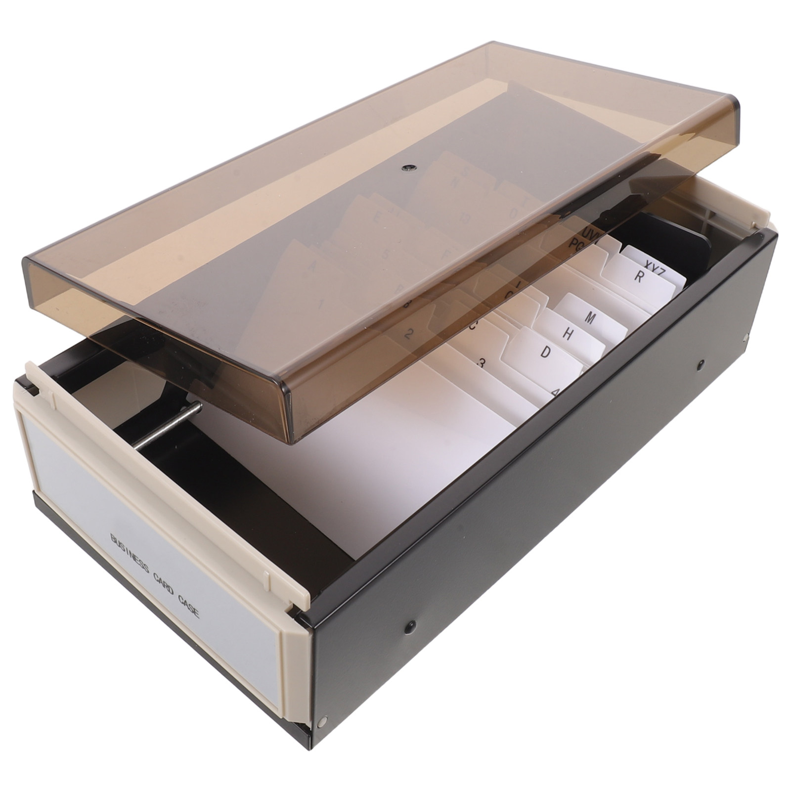 Business Card File Organizer L - Card Index Box 评论和价格
