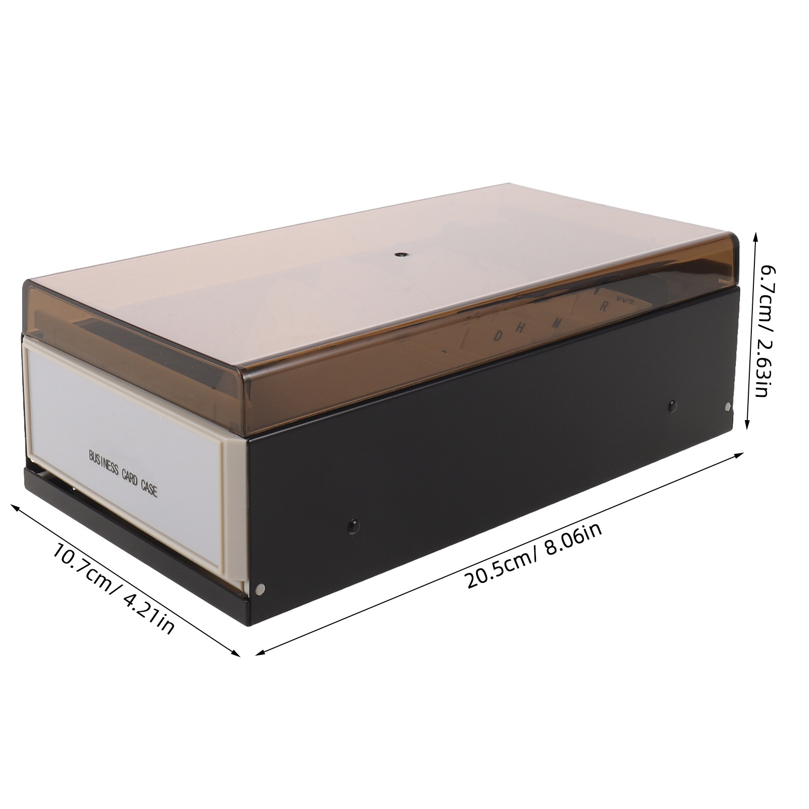Business Card File Organizer L - Card Index Box 评论和价格