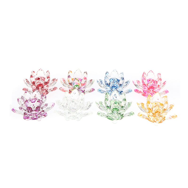 60mm Quartz Crystal Lotus Flow - Paper Weight Crystal 评论和价格