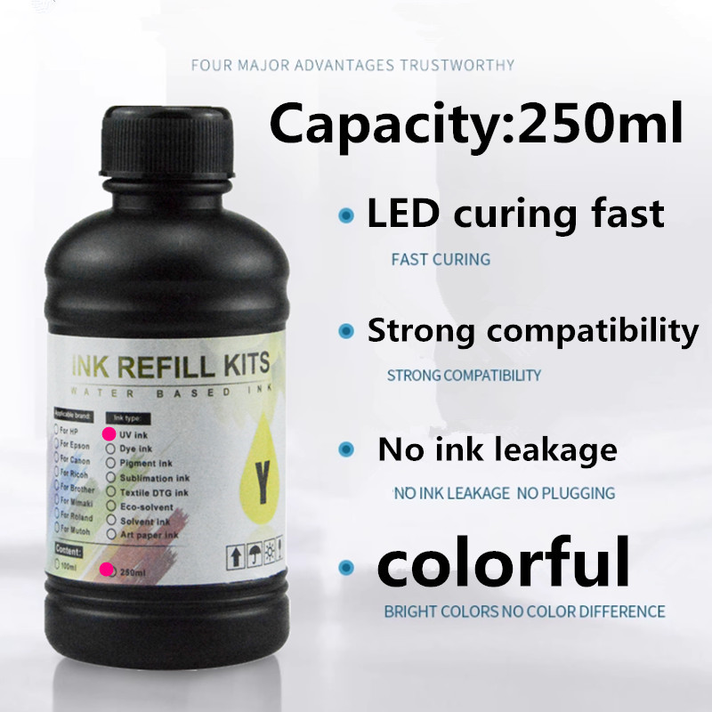 250ML/Bottle UV Hard ink LED U - Fountain Pen Bottled Ink 评论和价格