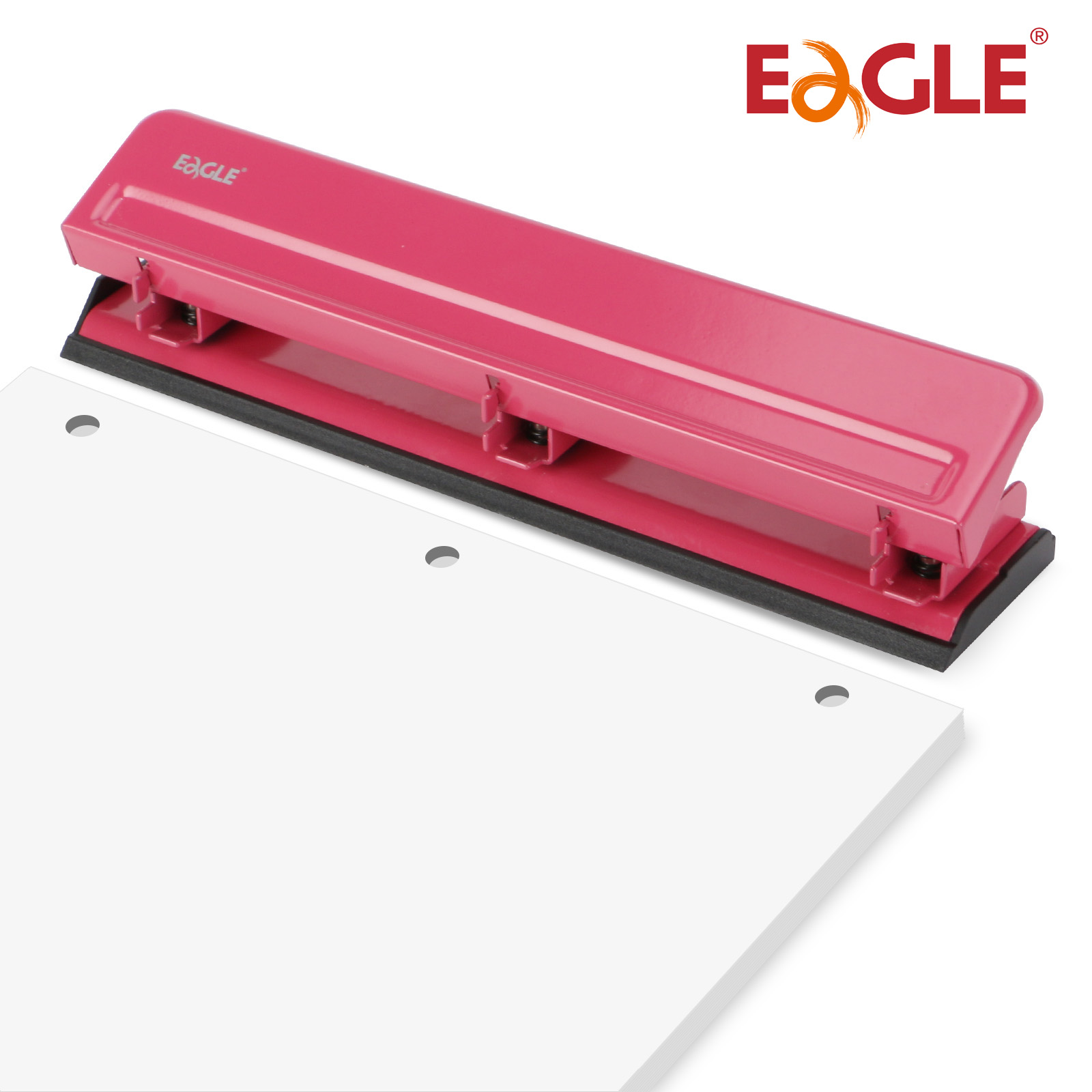 EAGLE 3-Hole Puncher for A4 Pa - Binder A4 Lever 评论和价格