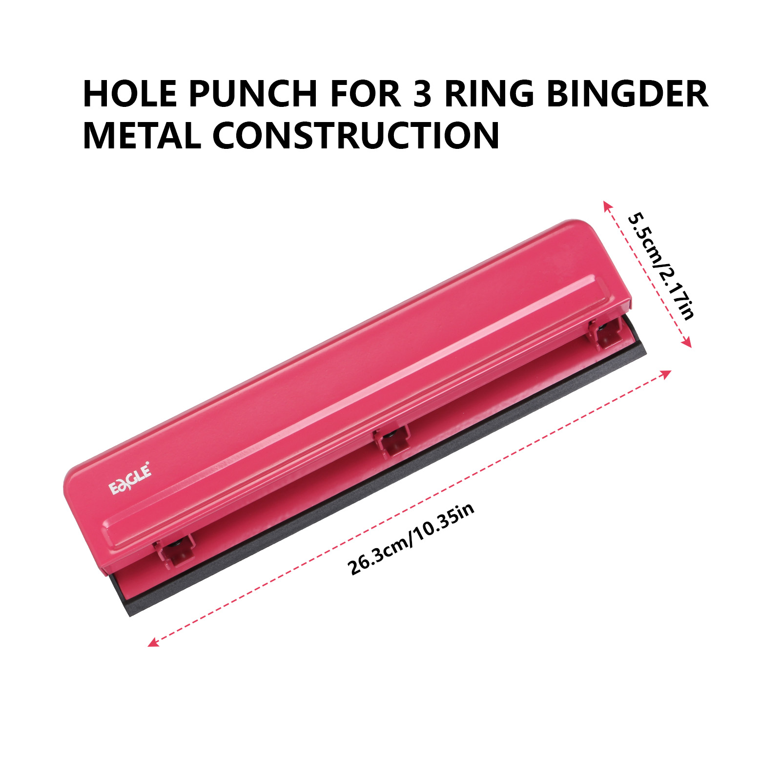 EAGLE 3-Hole Puncher for A4 Pa - Binder A4 Lever 评论和价格