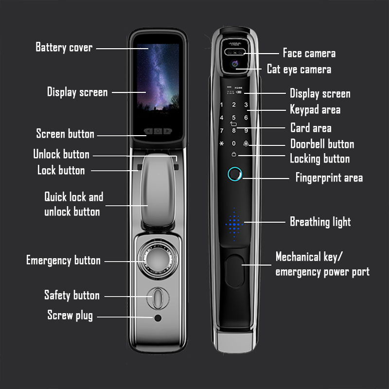 Wifi Tuya APP Face Recognition - Letter Opener Brass 评论和价格
