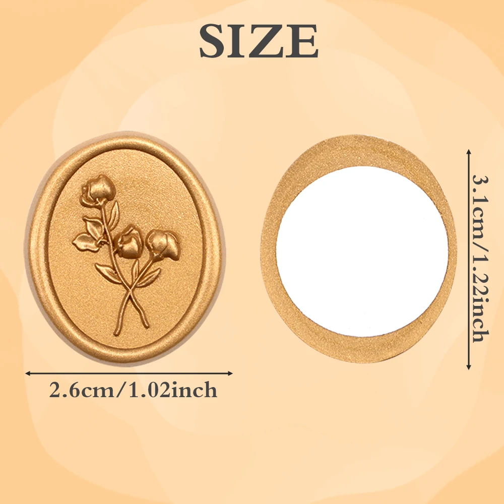 25pcs/set 3D Floral Wax Seal S - Wax Seal Stamp Set 评论和价格
