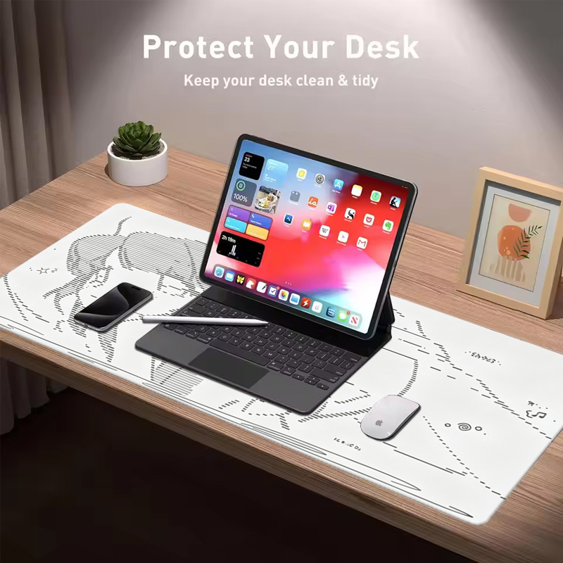 1Pcs Leather Mouse Pad Anime A - Leather Desk Pad 评论和价格